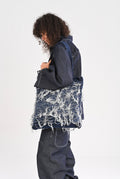 Hairy bag Frayed Distressed Denim Shoulder
