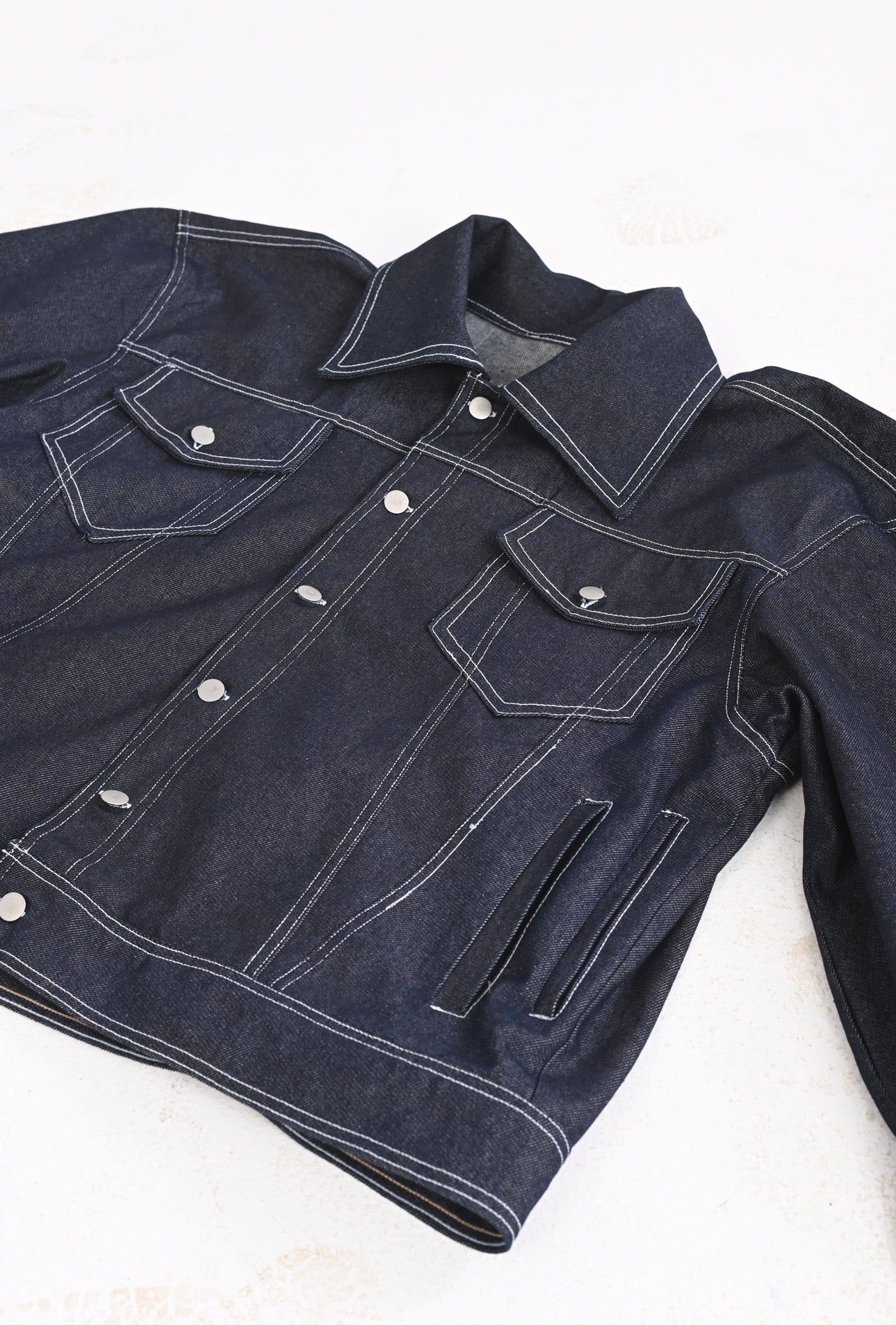 RAW DENIM OVERSIZE JACKET