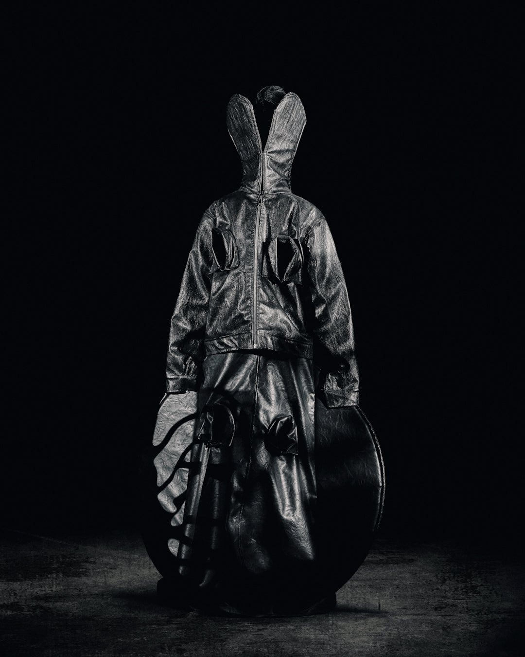 Collars leather jacket