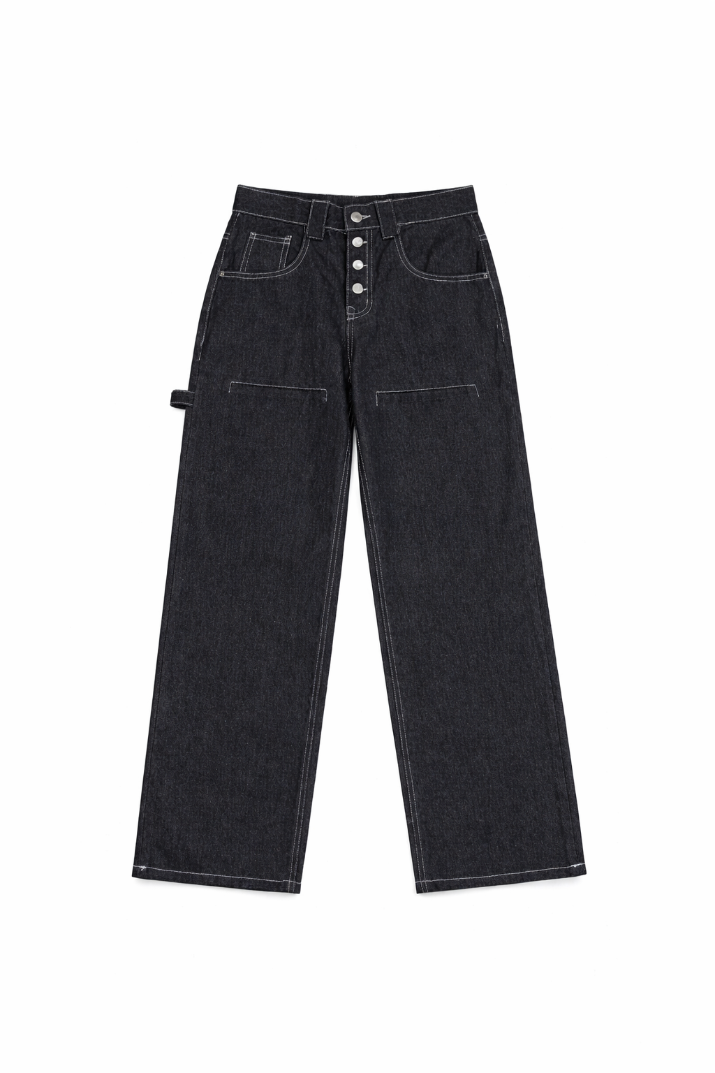 Raw Denim Bootcut Pants