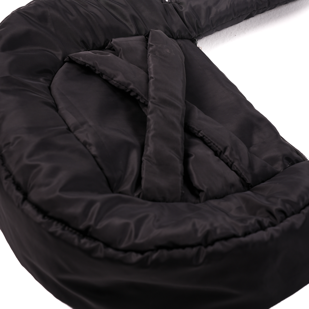 Black Bag Layered Puff Sling