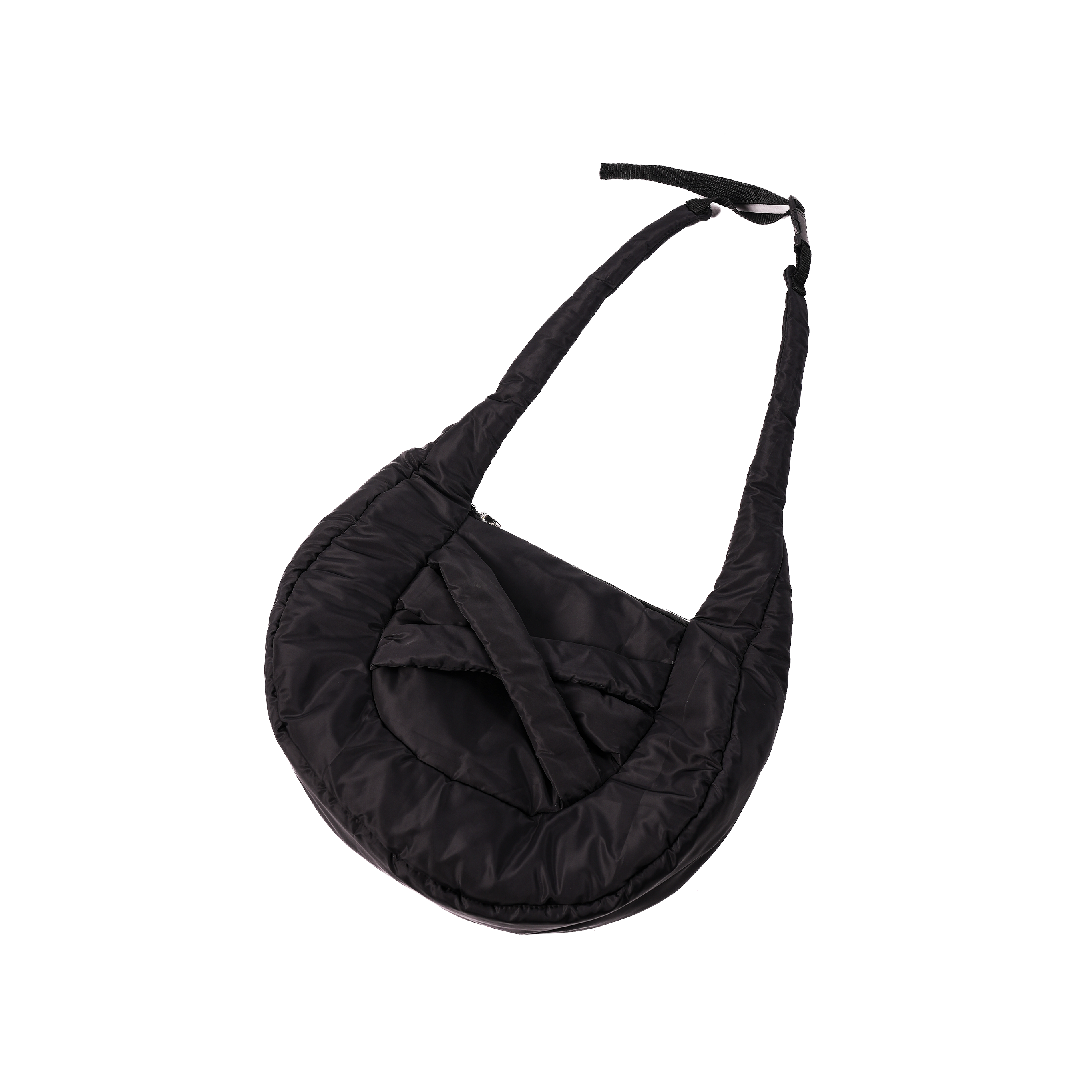 Black Bag Layered Puff Sling