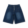 jorts raw denim 